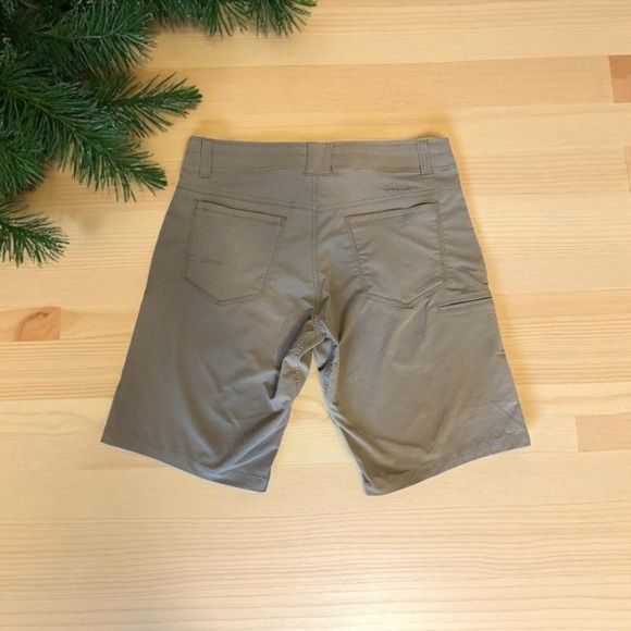 Kuhl Renegade Khaki Men's Flat Front Shorts. Size 32. - Picture 5 of 8